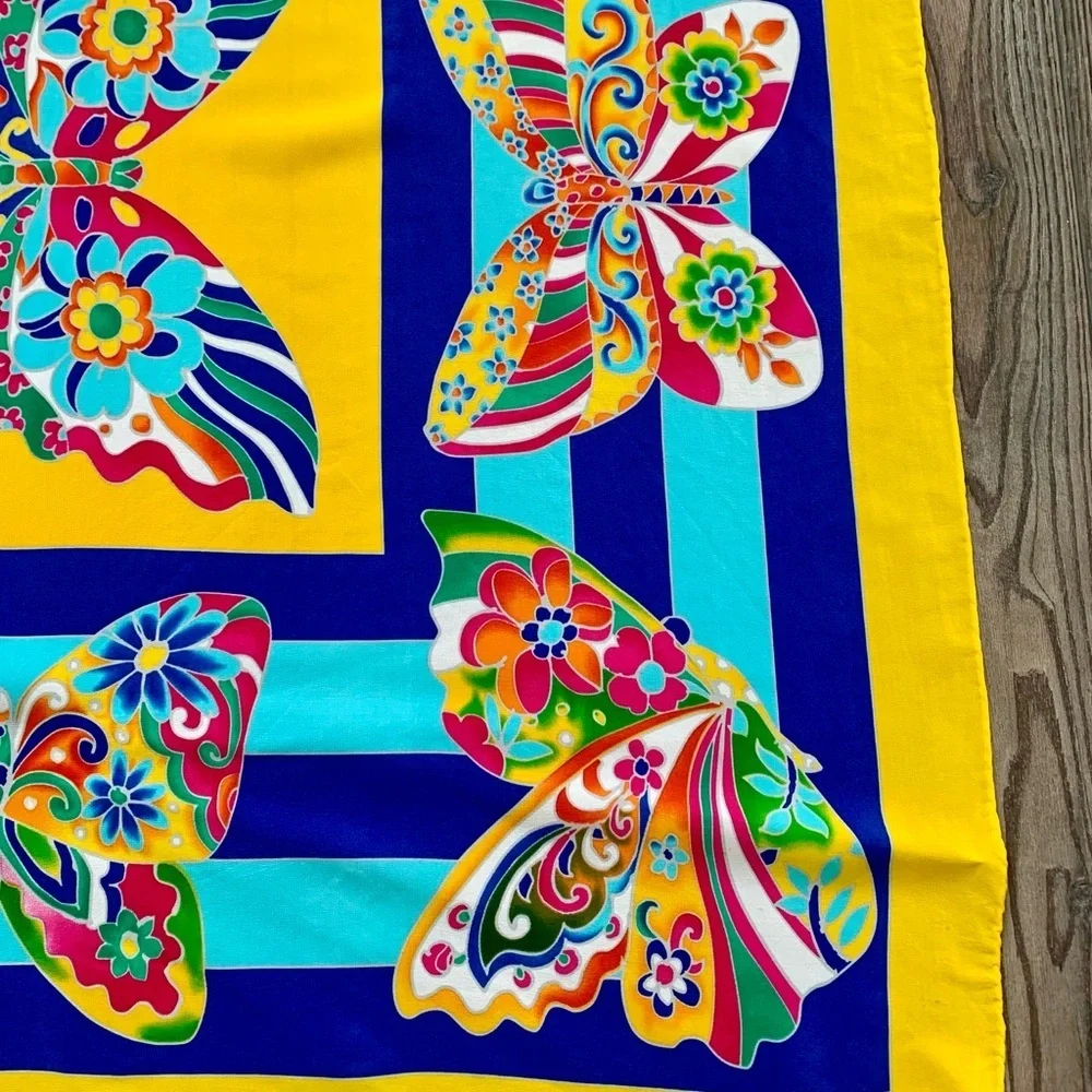 diane gilman silk Scarf 33/34”